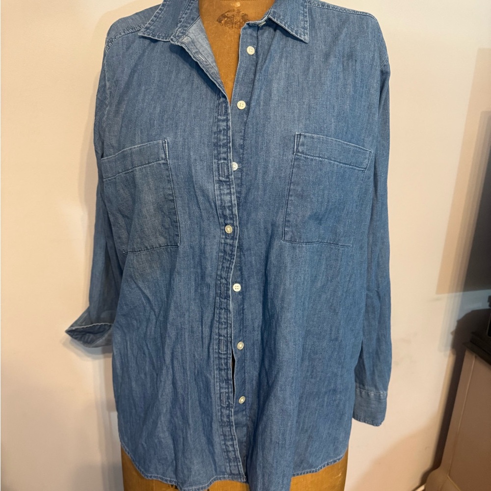 LOFT Classic Denim Shirt